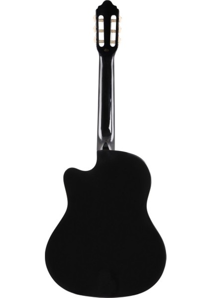 Valencıa VC104TCBK Klasik Gitar 4/4 Siyah Cutaway Sap Çelikli fiyatları