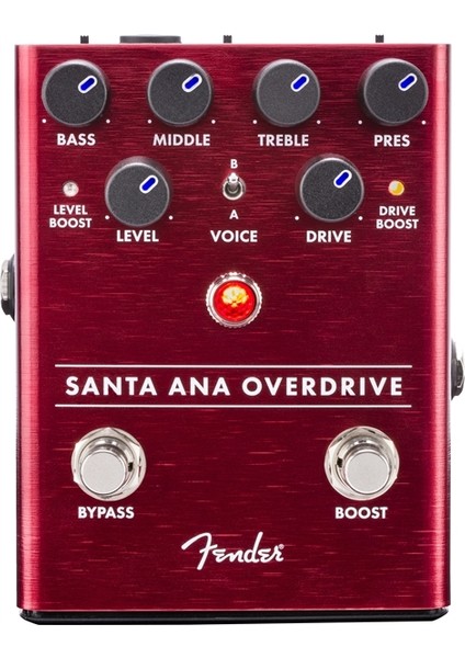 Müzik Fender Santa Ana Overdrive Pedal