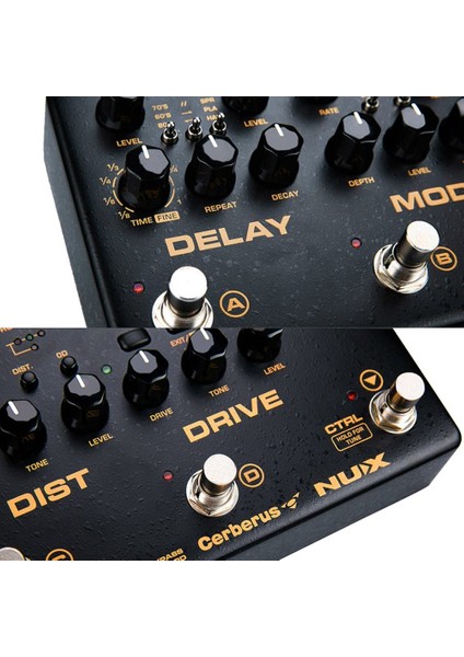 Müzik Nux Cerberus Gitar Efekt ve Kontrol Pedalı indirimleri