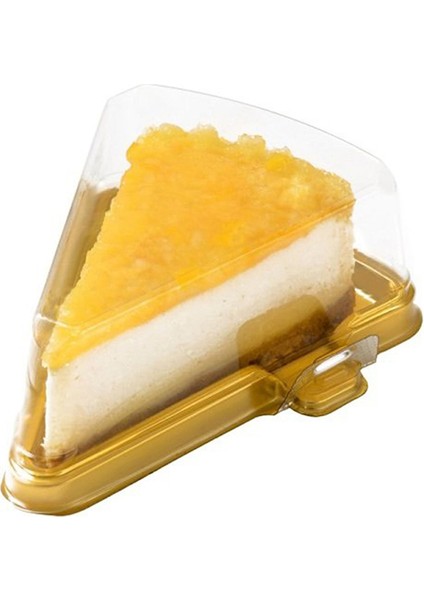 Özge Plastik gold Dilim Pasta Kabı Seti (100 Adet)