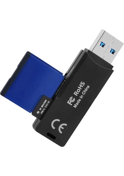 Rocketek CR11 Yüksek Hızlı Usb3.0 2'de 1 Sd / Tf Kart Okuyucu (Yurt Dışından)