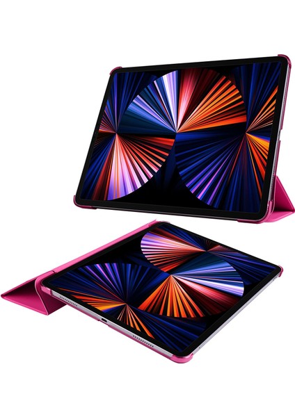 iPad Pro 11 4. Nesil 2022 M2 Uyumlu Kılıf Flip Akıllı Kapak Standlı Smart Cover Uyku Modlu