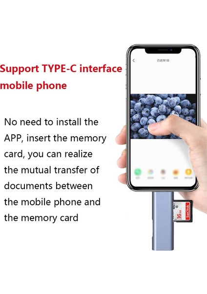 Type-C Çok Fonksiyonlu Telefon Kartı Okuyucu (Yurt Dışından) fırsatları