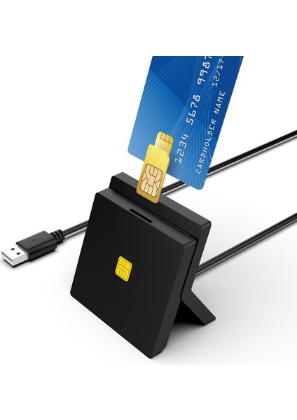 Rocketek CR319 USB 2.0 Akıllı Kart / Sım 2 1 Kart Okuyucu (Yurt Dışından)