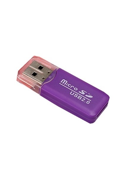 20 Pcs Taşınabilir USB 2.0 Mikro Sd Tf T-Flash Kart Okuyucu Adaptörü, 480MBPS'YE (Yurt Dışından)