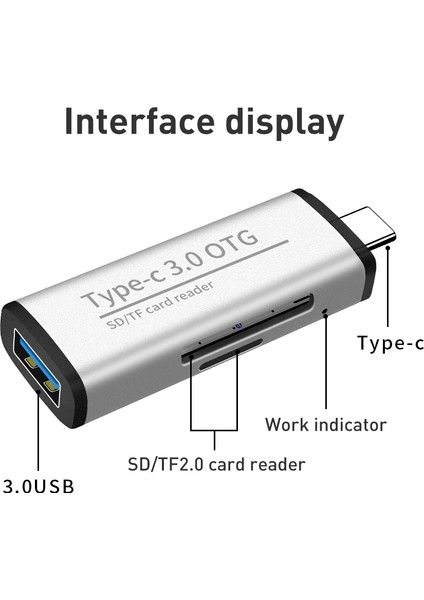 ADS-103 USB 3.0 Kadın Çok Fonksiyonlu Otg Kart Okuyucu (Yurt Dışından)