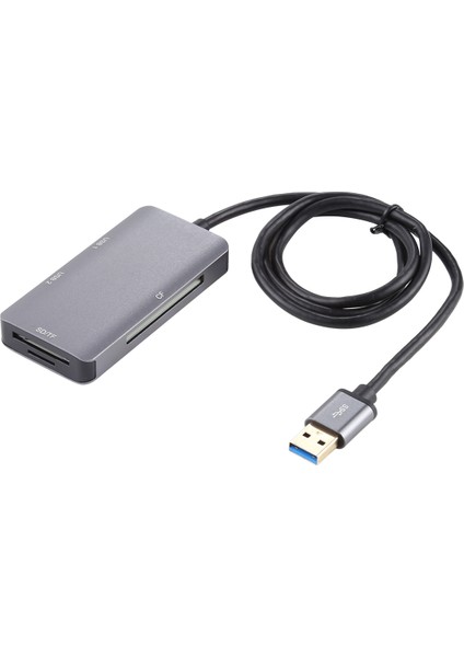 5 Ikili USB 3.0 Cf Tf Sd Çok Fonksiyonlu USB 3.0 Kart Okuyucu (Yurt Dışından)