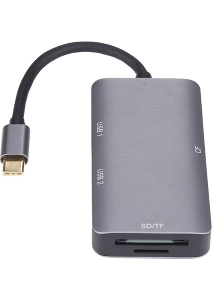 5 Ikili USB 3.0 Cf Tf Sd Çok Fonksiyonlu Usb-C Otg Kart Okuyucu (Yurt Dışından)