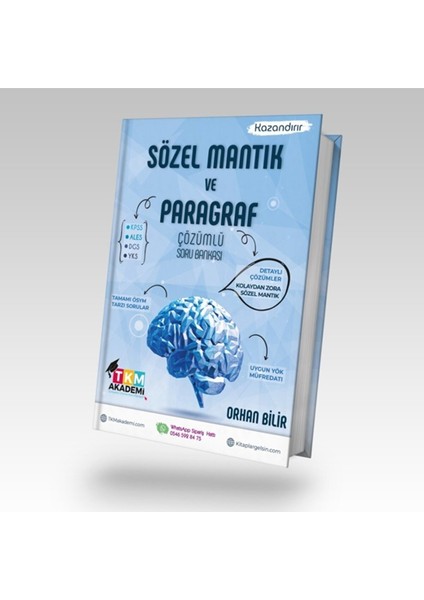 TKM Akademi Tüm Sınavlar Için Sözel Mantık ve Paragraf Sozel Mantık Soru Bankası