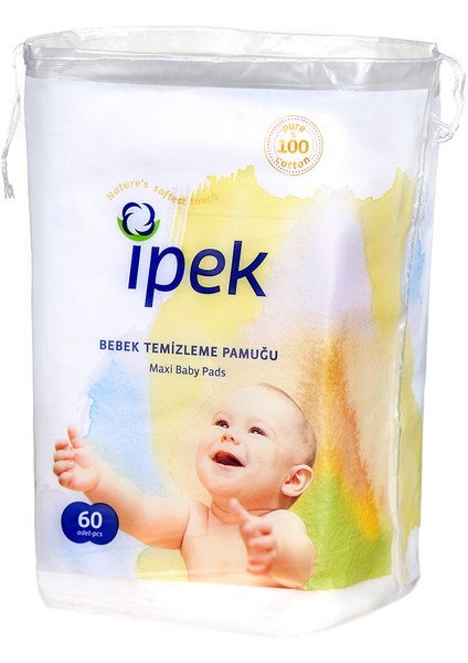 Hidrofil Maxi Bebek Pamuğu 60 Adet