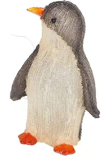 3 Adet Noel Penguen Akrilik 50 LED Işık Up Açık Heykelcik Dekor(Yurt Dışından)