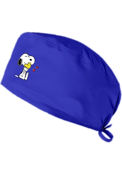 Snoopy Kuş Baskılı Doktor Bonesi Hemşire Bonesi Hastane Bonesi Aşçı Şef Bonesi Medikal Cerrahi Bone Chef Bandanası