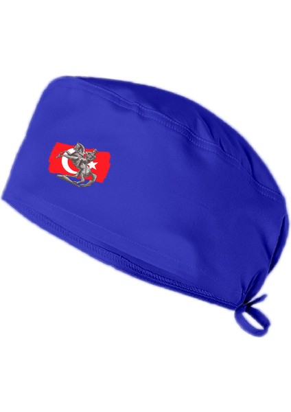 Atatürk Ay Yıldız Bayrak Baskılı Doktor Bonesi Hemşire Bonesi Hastane Bonesi Aşçı Şef Bonesi Medikal Cerrahi Bone Chef Bandanası