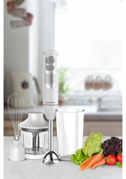 Beyaz El Blender Seti Çok Fonksiyonlu