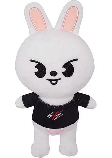 Skzoo Wolf Chan Peluş Bebek Kawaii Oyuncak Çocuklar Sevimli Karikatür 23CM Beyaz