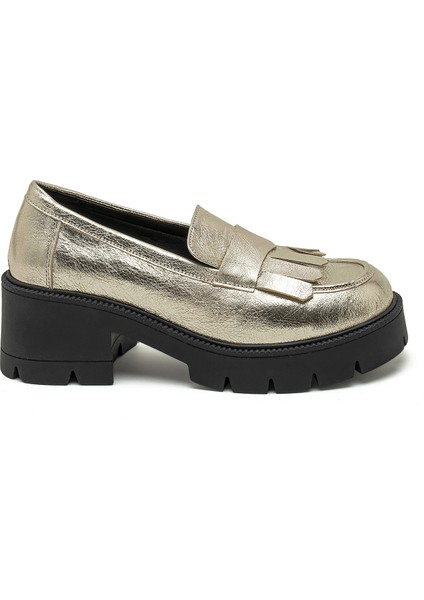 Altman Gold Kadın Deri Püsküllü Loafer fırsatları