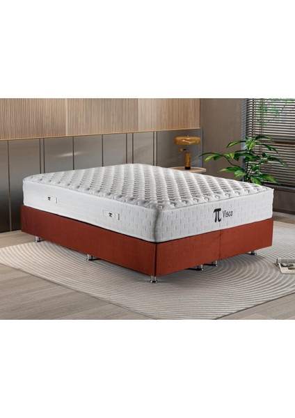 Pinotte Pi Visco Tek Kişilik Lüks Full Ortopedik Pakey Yaylı Yumuşak Yatak 80X180 cm
