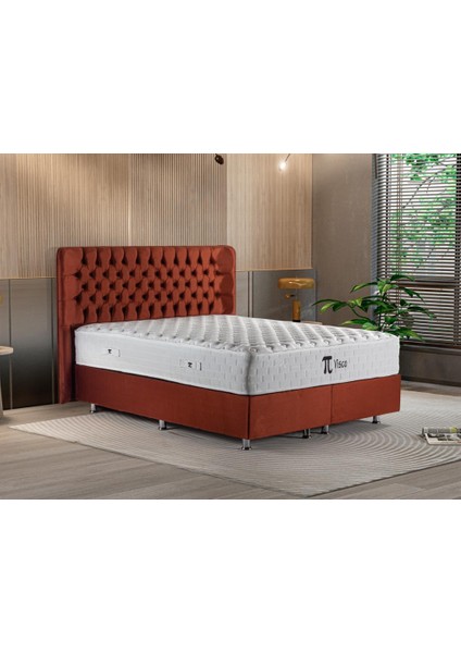 Pinotte Pi Visco Tek Kişilik Lüks Full Ortopedik Pakey Yaylı Yumuşak Yatak 80X180 cm