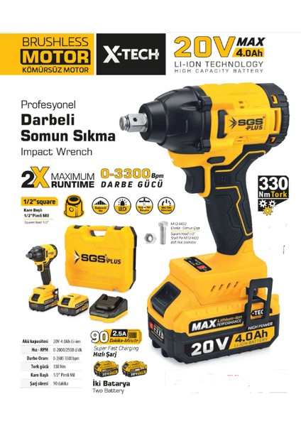 Akülü Darbeli Somun Sökme 5502