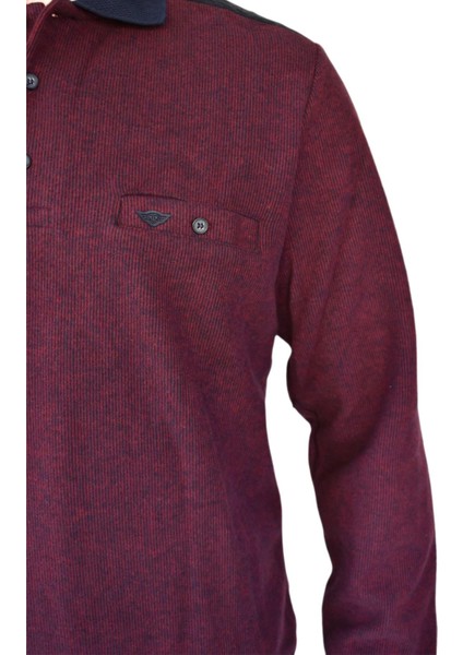 Erkek Büyük Beden Polo Yaka Sweat 6003-1 Bt BGL-ST02306