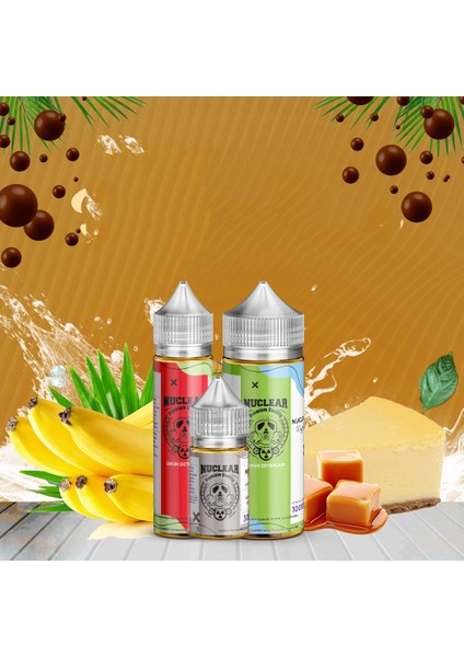 Boss Reserve 30 60 100 ml Dıy Kit Muz Karamel Fıstık Ezmesi Aroması 6 ml (Aroma Içerir )
