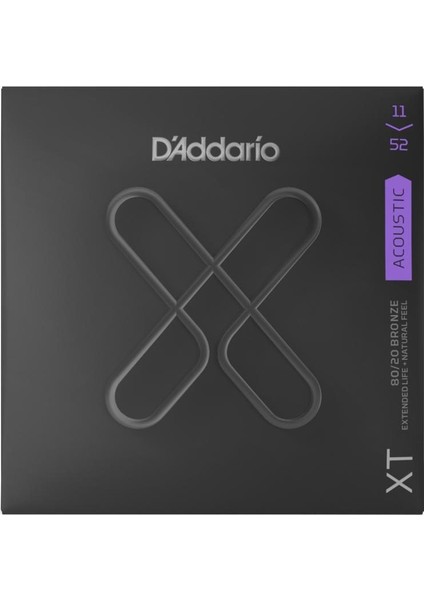 Müzik D'Addario XTABR1152 Akustik Gitar Tel Seti, 80/20 Cst Lıght