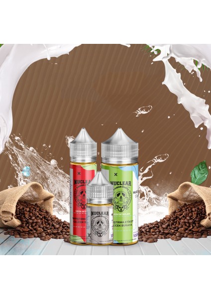 Coffee Milk 30 60 100 ml Dıy Kit Kahve Süt Gıda Aroması 6 ml (Aroma Içerir ) fiyatları