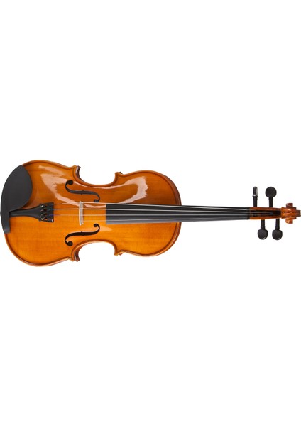 Valencıa V16034 Keman, Scale 3/4, Parlak, Klavye Karartılmış Akçaa