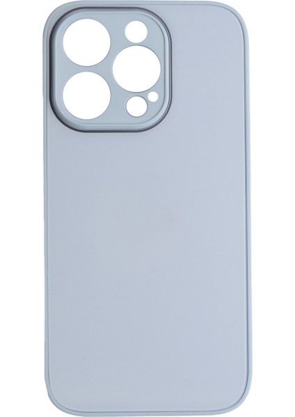 Deluxe Iphone 13 Pro Max Mat Kılıf Buz Mavisi