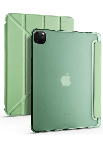 iPad Pro 11 4. Nesil 2022 M2 Uyumlu Kılıf Kalem Bölmeli Premium Akıllı Kapak Standlı Smart Cover