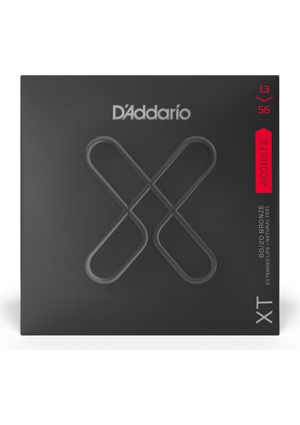 Müzik D'Addario XTABR1356 Akustik Gitar Tel Seti, 80/20 Medıum