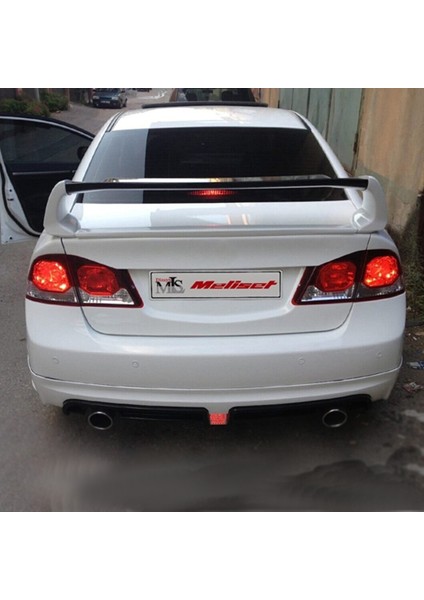 (Boyasız) Honda Civic Yüksek Tip Spoiler 2007-2011 Arasına Uyumludur