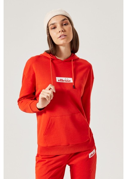 Kadın Kapüşonlu Sweatshirt F009-RD