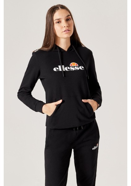 Kadın Kapüşonlu Sweatshirt F021-BK