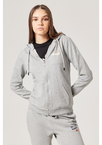 Kadın Fermuarlı Sweatshirt F025-GR