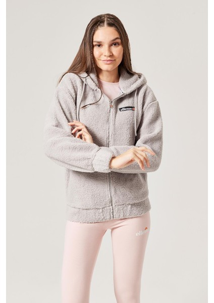 Kadın Fermuarlı Kapüşonlu Ceket F008-GI