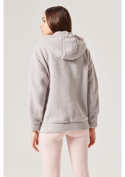 Kadın Fermuarlı Kapüşonlu Ceket F008-GI modelleri