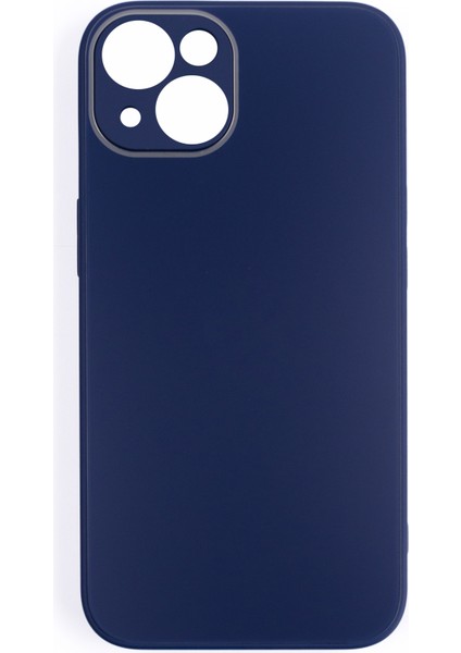 Deluxe Iphone 14 Mat Kılıf Lacivert