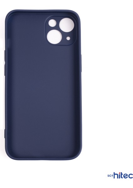Deluxe Iphone 14 Mat Kılıf Lacivert