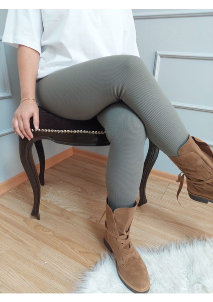 Içi Şardonlu Kışlık Fitilli Tayt fırsatları