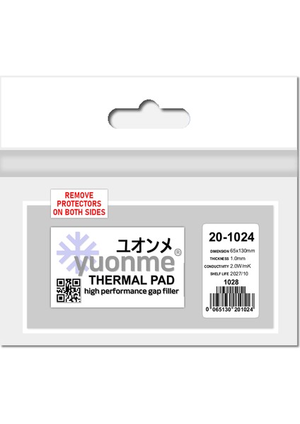 Termal Ped / Thermal Pad 1.0mm 2.0W/MK
