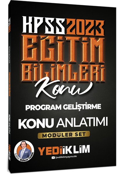 KPSS 2023 Eğitim Bilimleri Program Geliştirme Konu Anlatımı