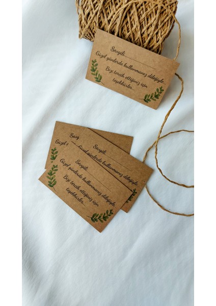 Kraft Bizi Tercih Ettiğiniz Için Teşekkürler - Ürün Kartı 5 x 8 cm 20 Adet