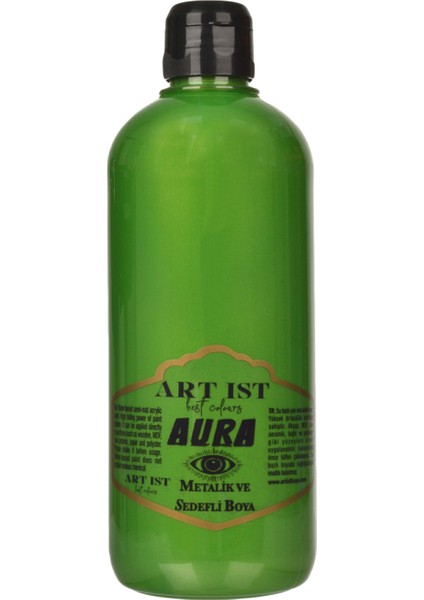 Tombul Aura Sedefli ve Metalik Akrilik Boya 500ML - Lincolnyeşil