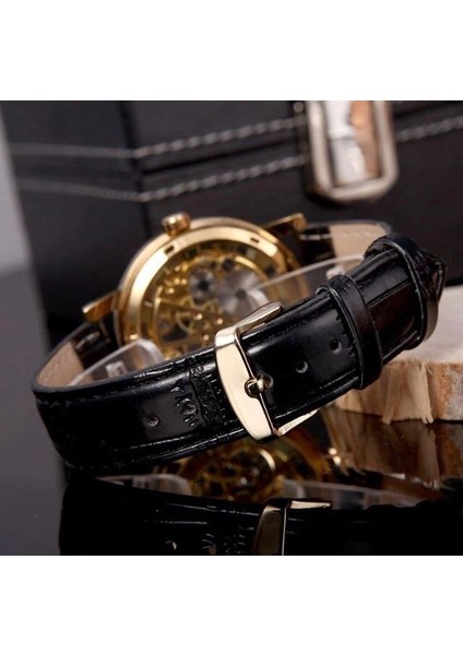 Winner Kurmalı Mekanizma Deri Kordon Kol Saati fiyatları