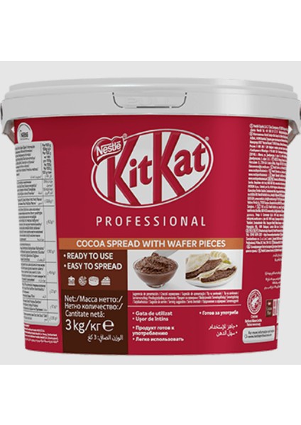 Professional Kitkat Spread Sürülebilir Çikolata 3 kg