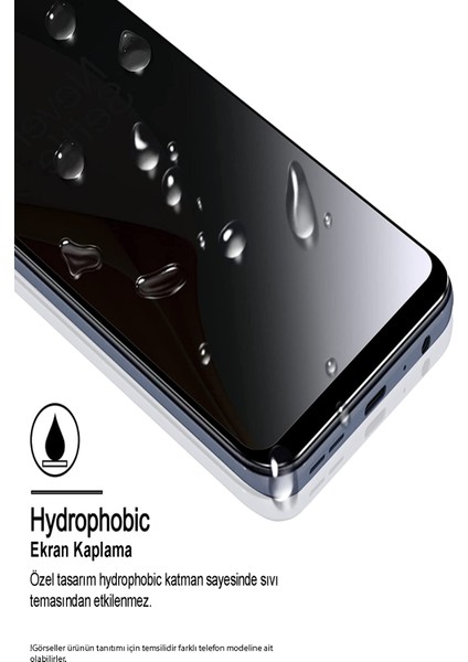 Xiaomi Redmi Note 9 Pro Tam Kaplayan Privacy Hayalet Temperli Ekran Koruycu Cam