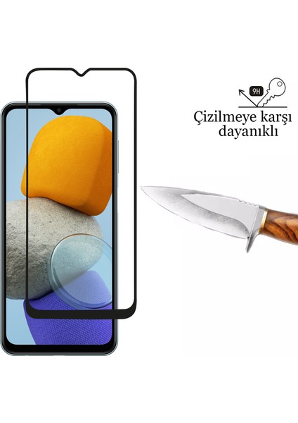 Samsung Galaxy M13 Kırılmaz Cam 5d Tam Kaplayan 9h Temperli Ekran Koruyucu