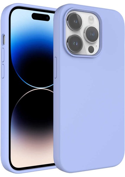 Apple iPhone 14 Pro Kılıf Darbe Emici Yumuşak Tpu Leke Tutmaz Pastel Renk Silikon Kapak