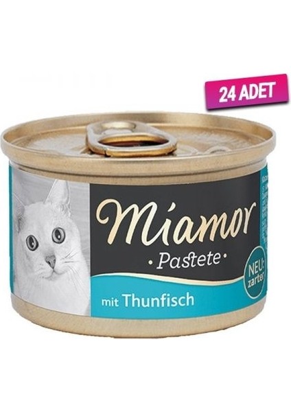 Pastete Ton Balıklı Tahılsız Kedi Konservesi 85 gr - 24 Adet